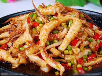 四川街邊鐵板魷魚技術(shù)培訓(xùn)班哪里靠譜？魷魚切片方法  